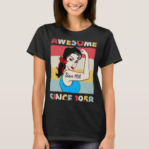 65 Jahre alt Phantastisch seit 1958 65. Geburtstag T-Shirt