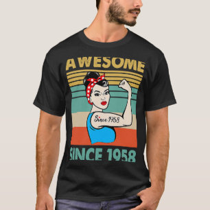 65 Jahre alt Phantastisch seit 1958 65. Geburtstag T-Shirt