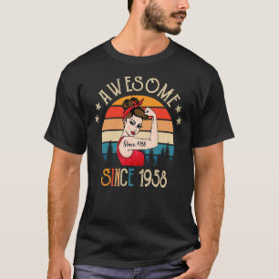 65 Jahre alt Phantastisch seit 1958 65. Geburtstag T-Shirt