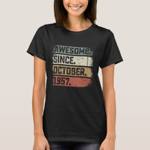 65 Jahre alt Phantastisch seit Oktober 1957 65. Ge T-Shirt