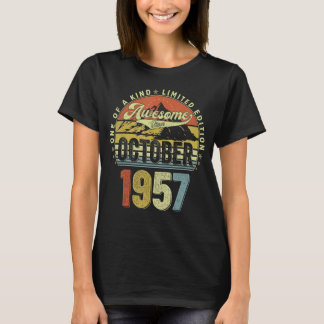 65 Jahre alt Phantastisch seit Oktober 1957 65. Ge T-Shirt