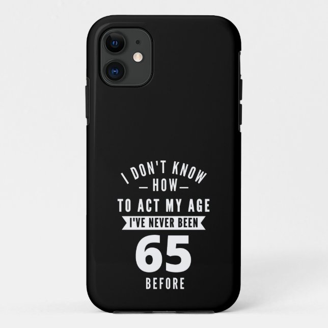 65-jähriges Geschenk | 65. Geburtstagsgeschenkidee Case-Mate iPhone Hülle (Rückseite)