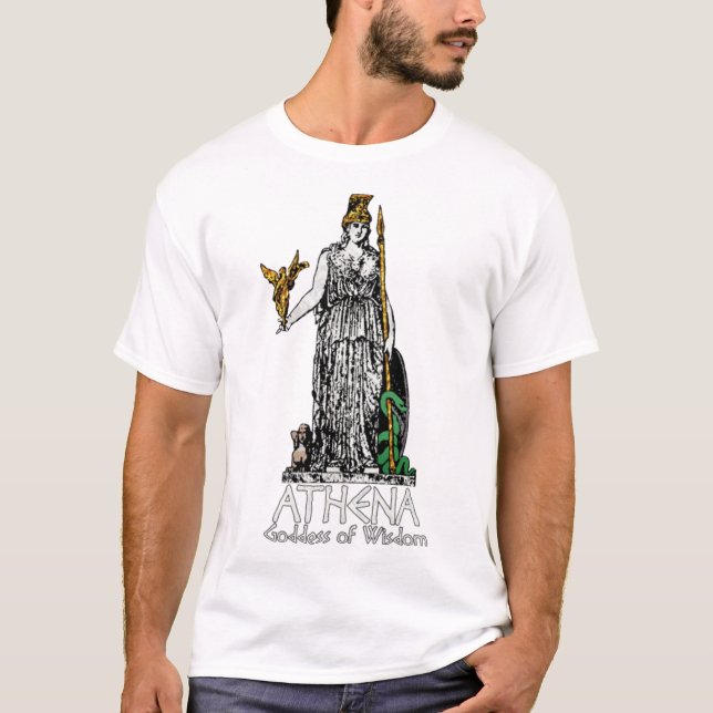 65 MCMLXV ATHENA GREEK MYTHOLOGY GODESS OF WISDOM T-Shirt (Vorderseite)