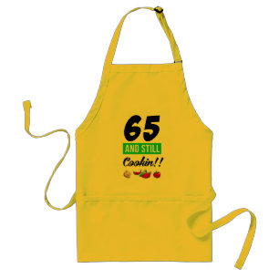 65 und noch Cookin Schürze