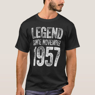 65th Birthday November Born 65 Years Legend Since  T-Shirt