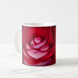 6621-Rot, Weiß und Rosa Kaffeetasse