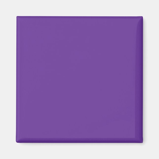 663399 Lila Hintergrundvorlage für solide Farbe Magnet (Vorne)