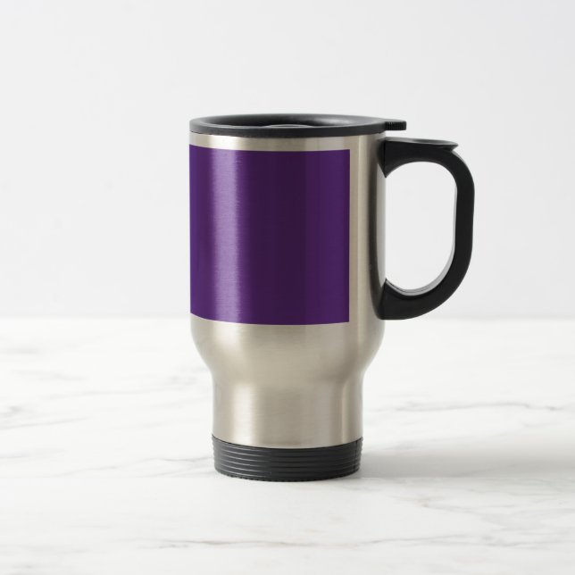 663399 Lila Hintergrundvorlage für solide Farbe Reisebecher (Rechts)