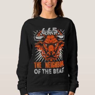665 Nachbarn der Bestie Satanic Lucifer Occ Sweatshirt