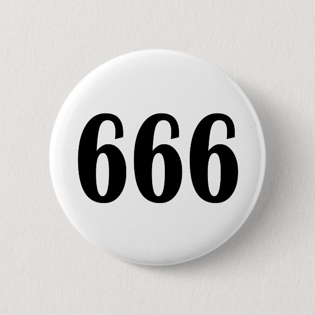 666 BUTTON (Vorderseite)