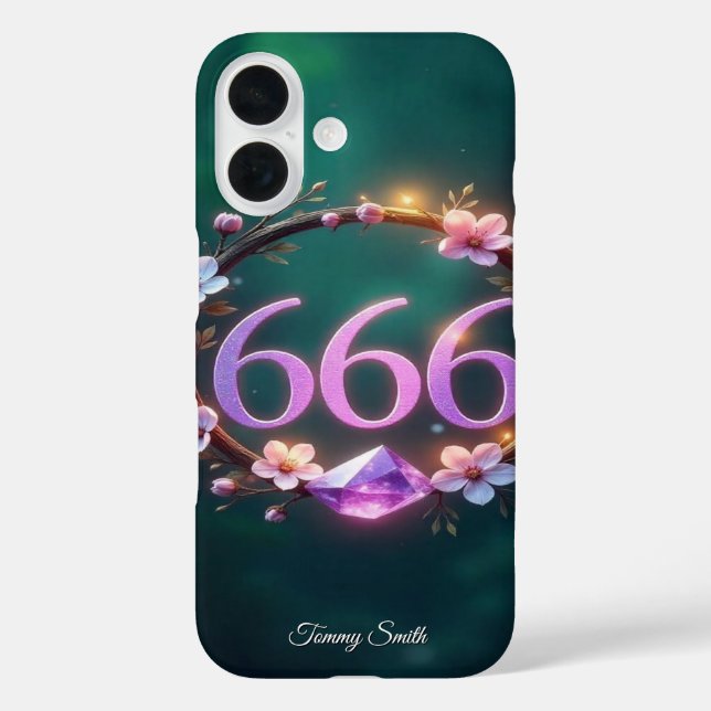 666 Manifestation der Angel-Zahl - Gleichgewicht u Case-Mate iPhone Hülle (Rückseite)