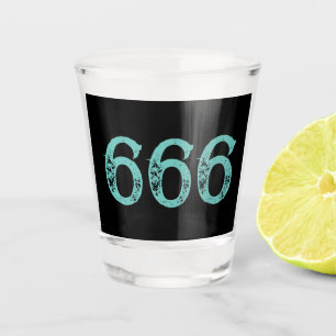 666 Shot Glass Schnapsglas