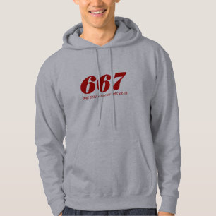 667 - One Step Ahead Of The Devil Hoodie