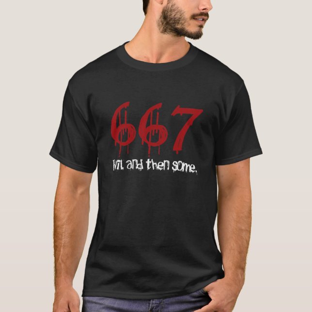 667 Übel-Kennzeichen des Tieres T-Shirt (Vorderseite)