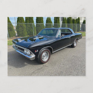 66' Chevy Chevelle Postkarte