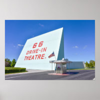 66 Drive-In Kino, Route 66, Carthage, Missouri