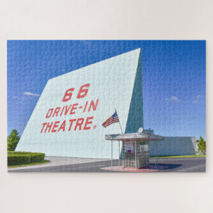 66 Drive-In Kino, Route 66, Carthage, Missouri Puzzle