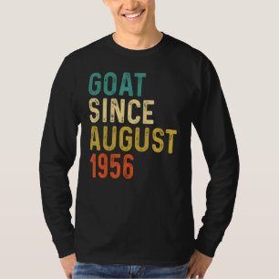 66. Geburtstag 66 Jahre alte Ziege seit August 195 T-Shirt
