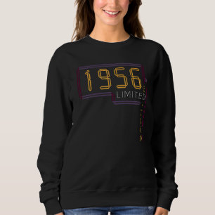 66. Geburtstag Ladys Mens 66 Jahre 1956 21 Sweatshirt