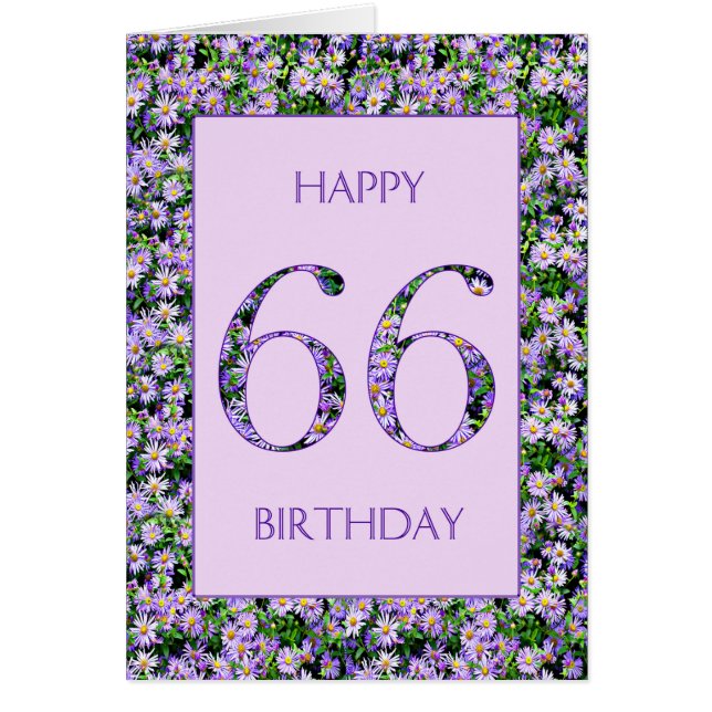 66. Geburtstag Lila Tageszeitung (Vorne)