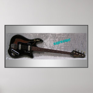 '66 Hagstrom Bass Print Poster
