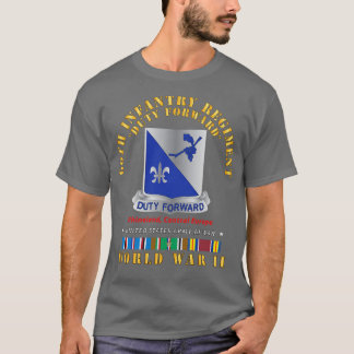 66. Infanterie-Regiment DUI w EUR SVC WWII X T-Shirt