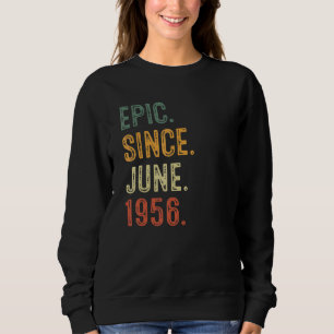 66 Jahre alt 66. Geburtstag Dekorationen Epic Seit Sweatshirt