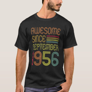 66 Jahre alt 66. Geburtstag Phantastisch seit Sept T-Shirt