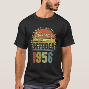 66 Jahre alt Phantastisch seit Oktober 1956 66. Ge T-Shirt