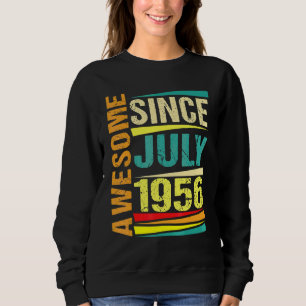 66 Jahre alte Legende seit Juli 1956 66. Geburtsta Sweatshirt