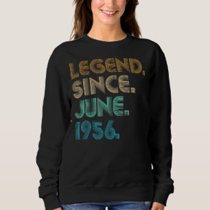 66 Jahre alte Legende seit Juni 1956 66. Sweatshirt