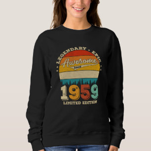 66 Jahre alter Tag 1959 Phantastisch 66. Geburtsta Sweatshirt