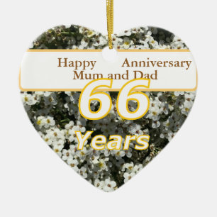 66. Jahrestag Keramik Ornament