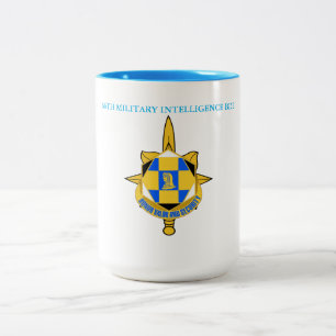 66. MILITÄRISCHE INTELLIGENZBRIGADE  ZWEIFARBIGE TASSE