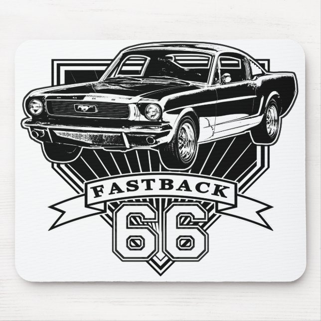 66 Rückwärtsgang Mousepad (Vorne)