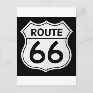 66-Sign-Straße Postkarte