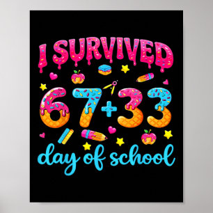 67 + 33 Tage Schul-Eis-Drip-Lehrer überlebt Poster