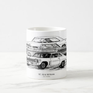 67, 63, 69 Novas - BW keine Grenze Tasse