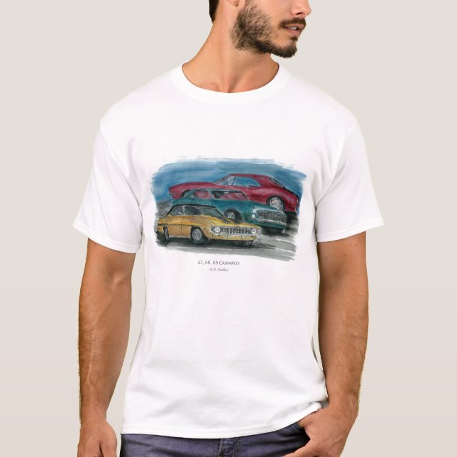67, 68, 69 Camaro Erwachsen-T - Shirt (Vorderseite)