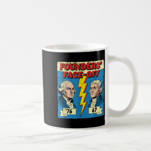 67 76 George Washington Thomas Jefferson Geschicht Kaffeetasse