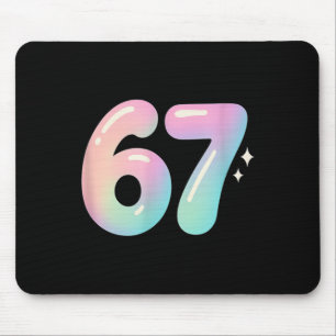 67 Aura Energy Alpha Slang Internet-Meme Mousepad