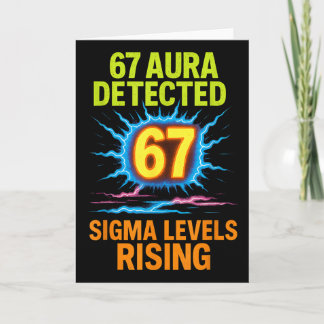 67 Aura erkannt Sigma-Level steigen Six Seven Riz Karte