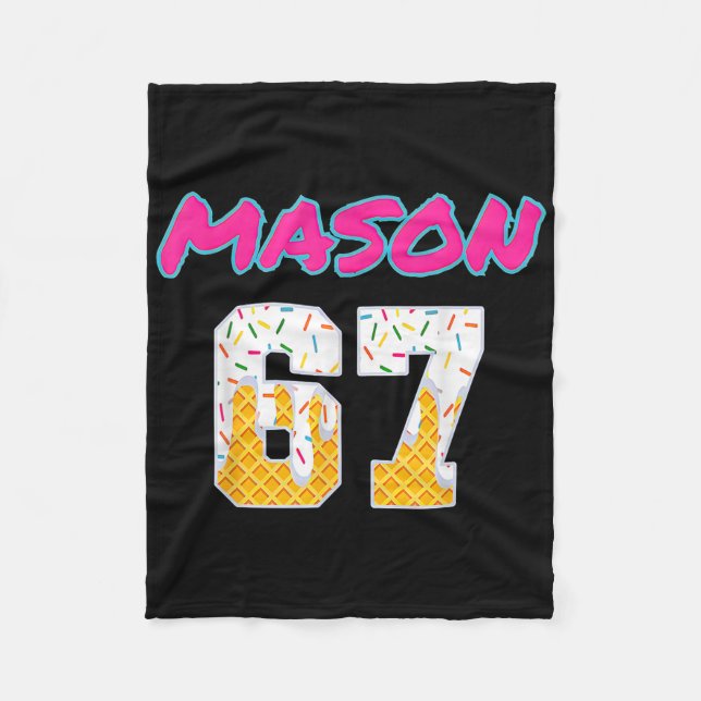 67 Baseball Meme Slang Viral Trend  Fleecedecke (Vorderseite)