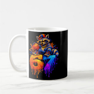 67 Baseball Waschbär Drip Kinder Jungen Jugend Mäd Kaffeetasse
