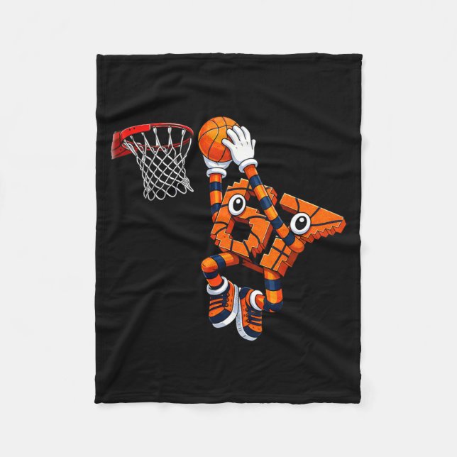 67 Basketball italienischer Brainrot-Dunk für Kind Fleecedecke (Vorderseite)