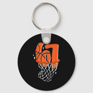 67 Basketball Sechs Sieben 6 7 Meme Lustig 67 Bask Schlüsselanhänger
