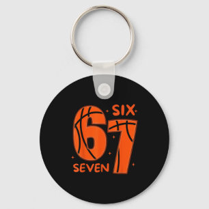 67 Basketball Six Seven 6 7 Meme 6 Schlüsselanhänger
