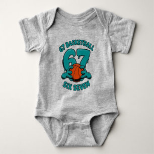 67 Basketball Six Seven Sports Meme Baby Strampler