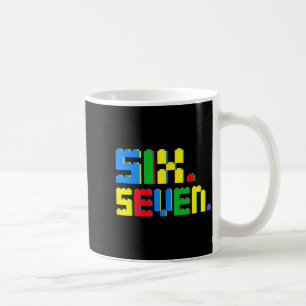 67 Bausteine für Kinder Jungen Sechs Sieben Lustig Kaffeetasse