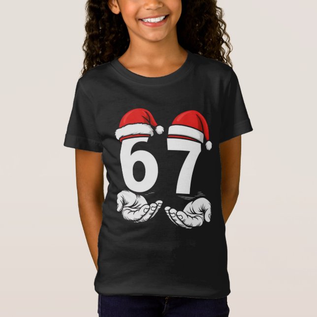 67 Birthday six seven meme gift for kids T-Shirt (Vorderseite)